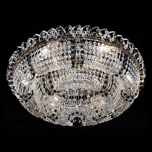 Люстра Двойное Кольцо Классика №6 черная в Химках Гусь Хрустальный