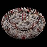 Люстра Двойное Кольцо Классика №6 красная в Химках