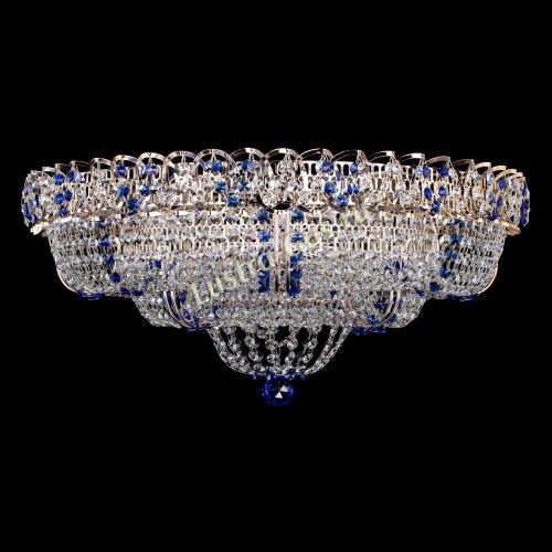 Люстра Двойное Кольцо Классика №6 синяя в Химках Люстра Двойное Кольцо Классика №6 синяя в Химках