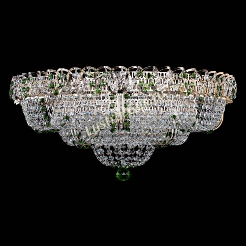 Люстра Двойное Кольцо Классика №6 зеленая в Химках Люстра Двойное Кольцо Классика №6 зеленая в Химках