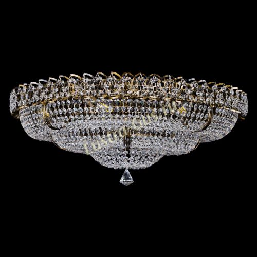 Люстра Двойное Кольцо Классика под бронзу в Химках Гусь Хрустальный