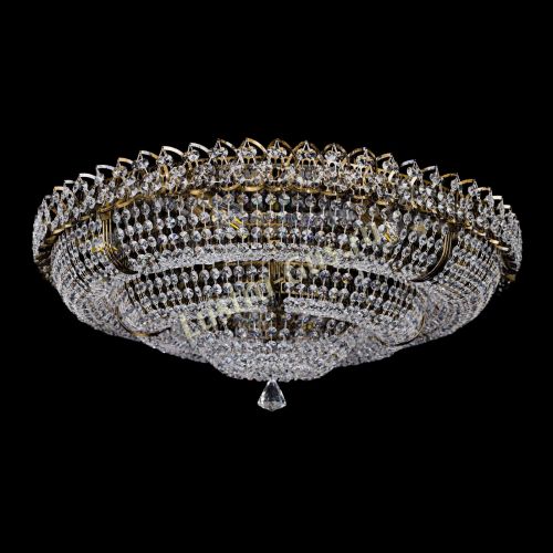 Люстра Двойное Кольцо Классика под бронзу в Химках Гусь Хрустальный