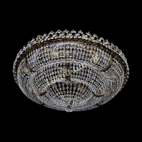 Люстра Двойное Кольцо Классика под бронзу в Химках Гусь Хрустальный