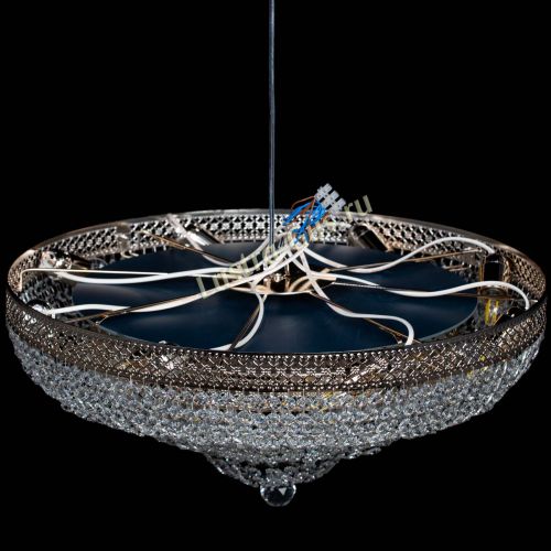 Люстра Двойное Кольцо Венеция оптикон в Химках Гусь Хрустальный