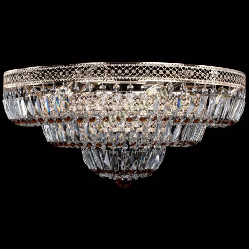 Люстра Двойное Кольцо Венеция чайная в Химках Гусь Хрустальный