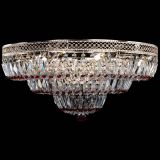 Люстра Двойное Кольцо Венеция красная в Химках