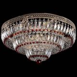 Люстра Двойное Кольцо Венеция красная в Химках