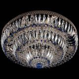 Люстра Двойное Кольцо Венеция синяя в Химках Люстра Двойное Кольцо Венеция синяя в Химках