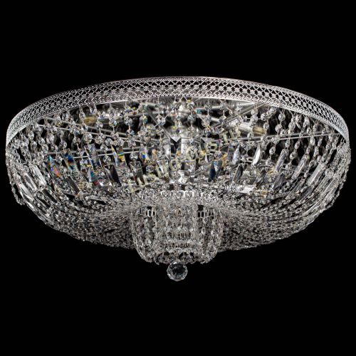 Люстра Эдна №8 (с плотным прилеганием к потолку) в Химках Гусь Хрустальный