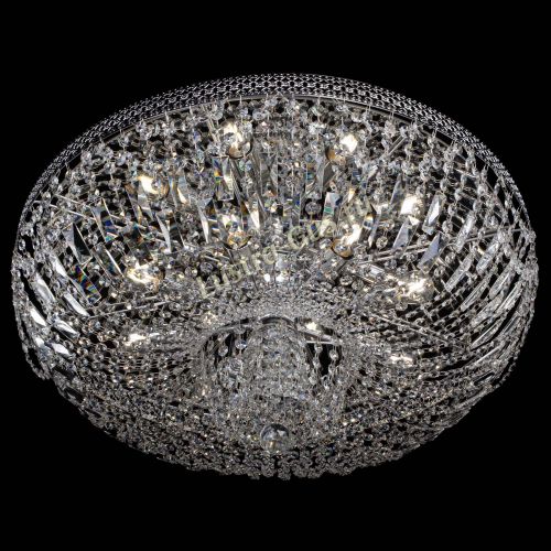 Люстра Эдна №8 (с плотным прилеганием к потолку) в Химках Гусь Хрустальный