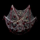 Люстра Элина №2 красная в Химках