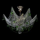 Люстра Элина №2 зеленая в Химках