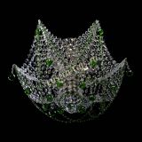 Люстра Элина №2 зеленая в Химках