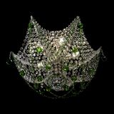 Люстра Элина №2 зеленая в Химках