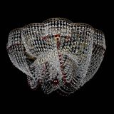 Люстра Есения черно-красная, диаметр - 600 мм, цвет - золото, Люстры Гусь Хрустальный Люстра Есения черно-красная, диаметр - 600 мм, цвет - золото, Люстры Гусь Хрустальный