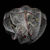 Люстра Есения черно-красная, диаметр - 600 мм, цвет - золото, Люстры Гусь Хрустальный Люстра Есения черно-красная, диаметр - 600 мм, цвет - золото, Люстры Гусь Хрустальный