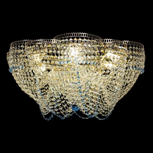 Люстра Есения голубая в Химках Гусь Хрустальный