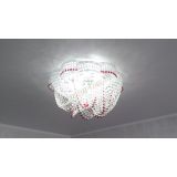Люстра Есения красная в Химках