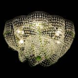 Люстра Есения зеленая, диаметр - 600 мм, цвет - золото, Люстры Гусь Хрустальный Люстра Есения зеленая, диаметр - 600 мм, цвет - золото, Люстры Гусь Хрустальный