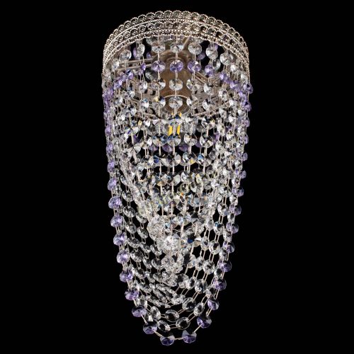 Люстра Флоренция №1 Водоворот фиолетовая в Химках Гусь Хрустальный