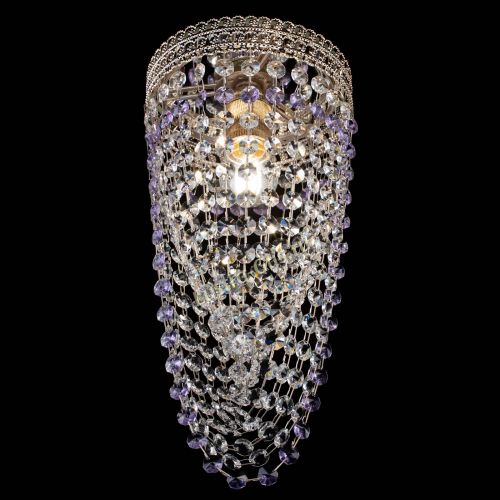 Люстра Флоренция №1 Водоворот фиолетовая в Химках Гусь Хрустальный