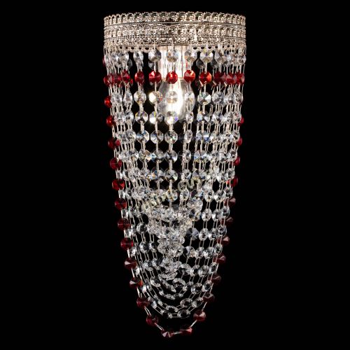Люстра Флоренция №1 Водоворот красная в Химках Гусь Хрустальный