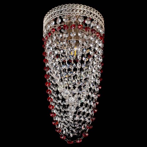 Люстра Флоренция №1 Водоворот красная в Химках Гусь Хрустальный