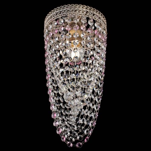 Люстра Флоренция №1 Водоворот розовая в Химках Гусь Хрустальный