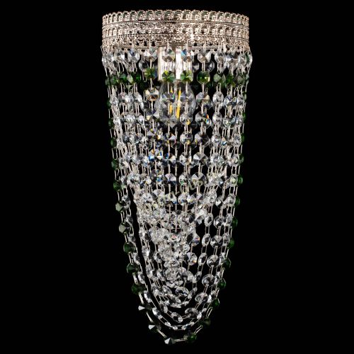 Люстра Флоренция №1 Водоворот зеленая в Химках Гусь Хрустальный