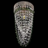 Люстра Флоренция №1 Водоворот зеленая в Химках