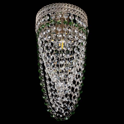 Люстра Флоренция №1 Водоворот зеленая в Химках Гусь Хрустальный