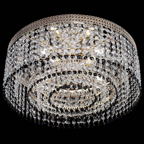 Люстра Флоренция капель оптикон черная в Химках Гусь Хрустальный