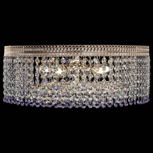 Люстра Флоренция капель оптикон фиолетовая в Химках Гусь Хрустальный