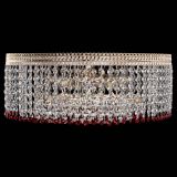 Люстра Флоренция капель оптикон красная в Химках