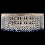 Люстра Флоренция капель оптикон синяя в Химках