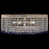 Люстра Флоренция капель оптикон синяя в Химках