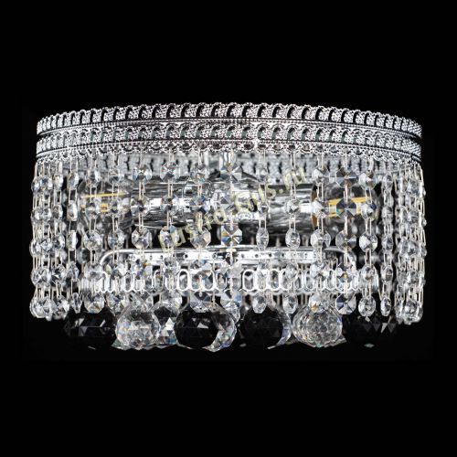 Люстра Флоренция шар №2 черная в Химках Гусь Хрустальный