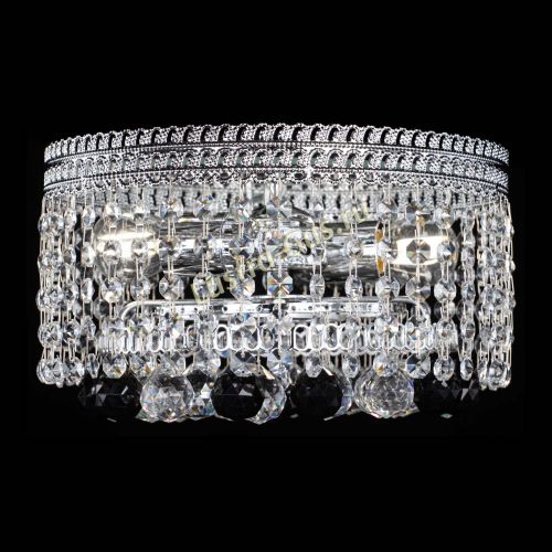 Люстра Флоренция шар №2 черная в Химках Гусь Хрустальный