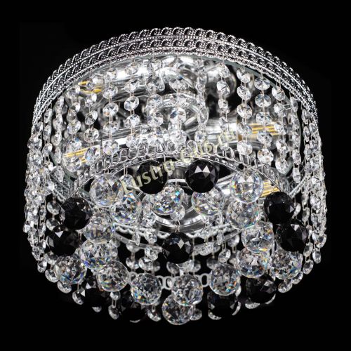 Люстра Флоренция шар №2 черная в Химках Гусь Хрустальный