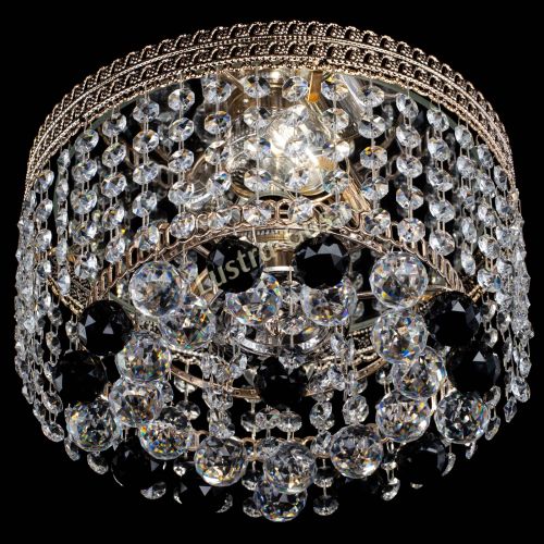 Люстра Флоренция шар №2 черная в Химках Гусь Хрустальный