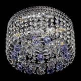 Люстра Флоренция шар №2 фиолетовая в Химках