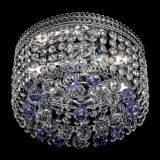 Люстра Флоренция шар №2 фиолетовая в Химках