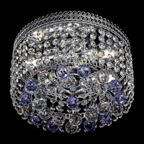 Люстра Флоренция шар №2 фиолетовая в Химках Гусь Хрустальный