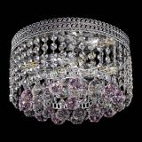 Люстра Флоренция шар №2 розовая в Химках