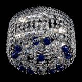 Люстра Флоренция шар №2 синяя в Химках