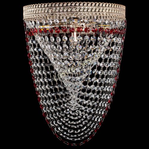 Люстра Флоренция Водоворот красная в Химках Гусь Хрустальный