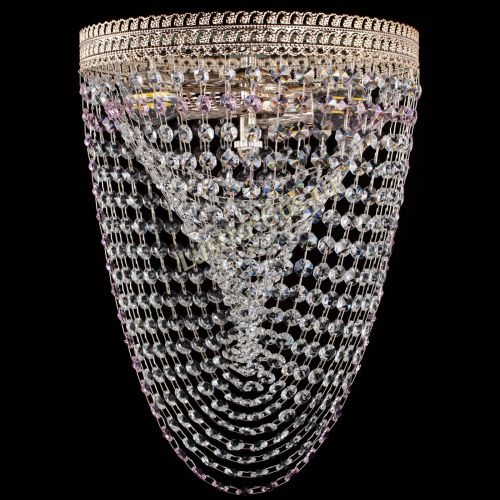 Люстра Флоренция Водоворот розовая в Химках Гусь Хрустальный