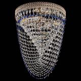 Люстра Флоренция Водоворот синяя в Химках