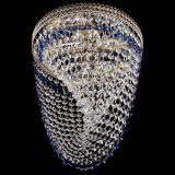 Люстра Флоренция Водоворот синяя в Химках