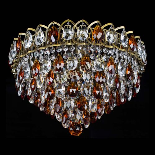 Люстра Грация №1 под бронзу чайная в Химках Гусь Хрустальный